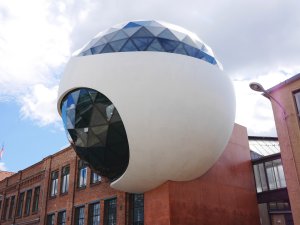 Leipzig, Niemeyer Sphere (Kirow Werk)